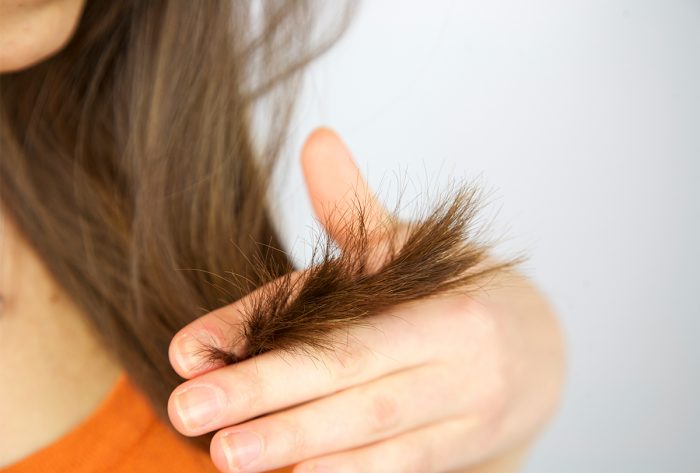 نشانه موهای آسیب دیده توسط متخصصان